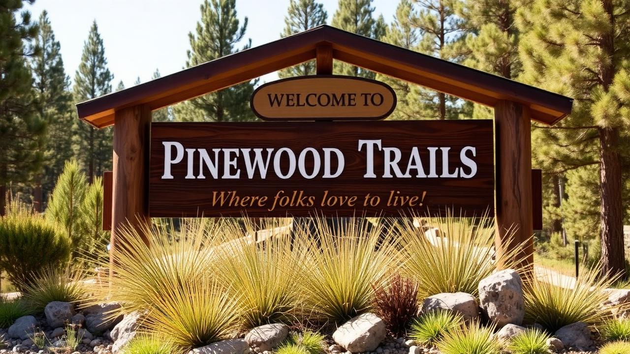 Welcome sign